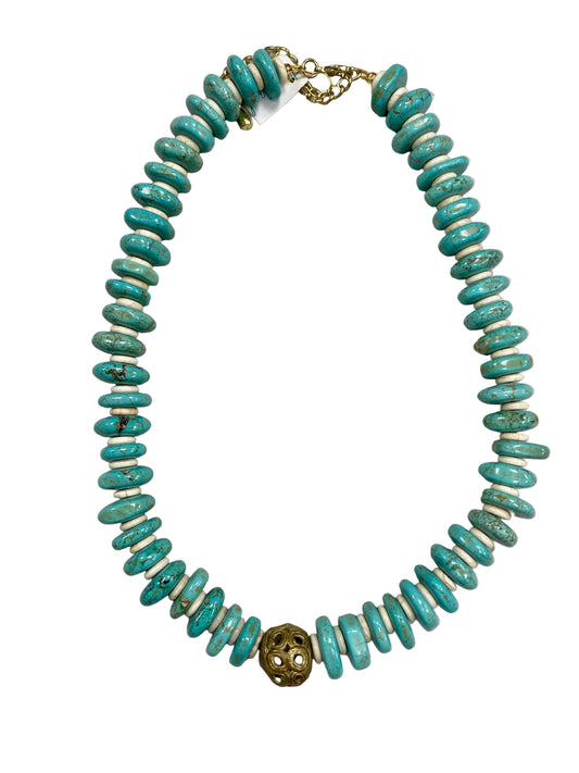 Turquoise Bead Necklace