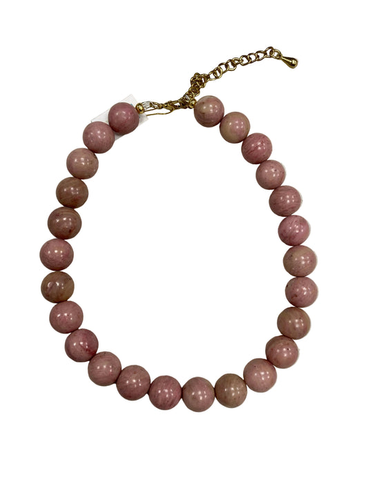 Rhodonite Bead Necklace