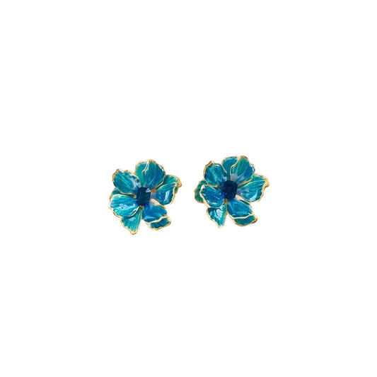 Double Floral Earring | Turq