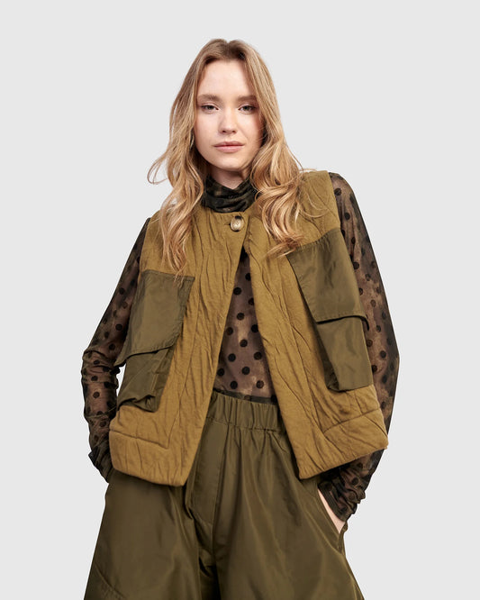 Stow Vest | Khaki