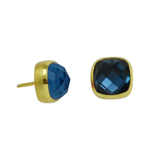 Asha Studs | Midnight Blue