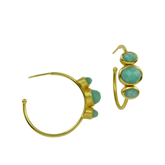 Jafa Hoop | Amazonite