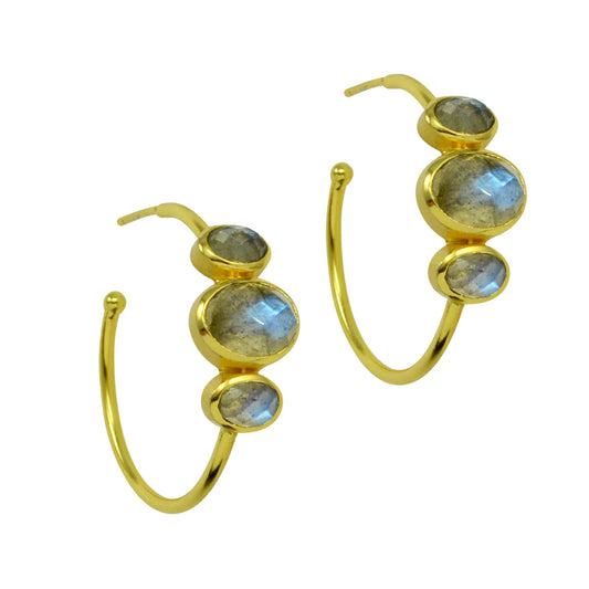 Jafa Hoop | Labradorite