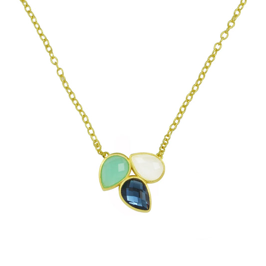 Delis Necklace | Aqua