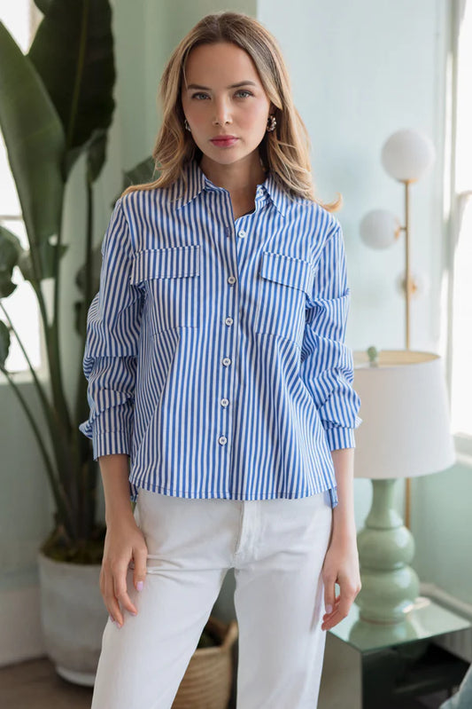 Jenn Pleated Shirt