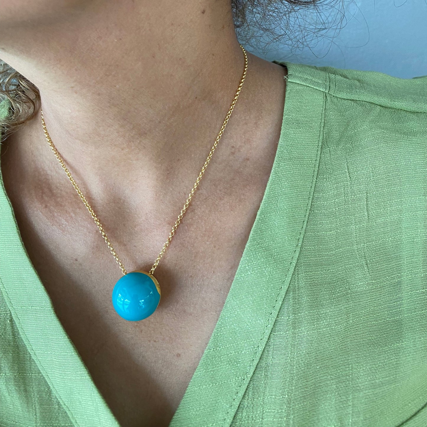 Sphera Necklace | Teal