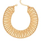 Bar Linked Necklace | Gold