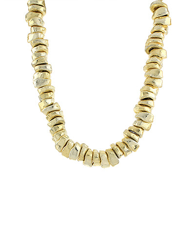 Organic Shape Necklace | Gold