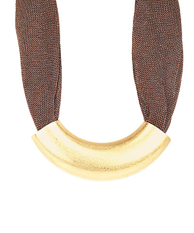 Mesh Tube Necklace