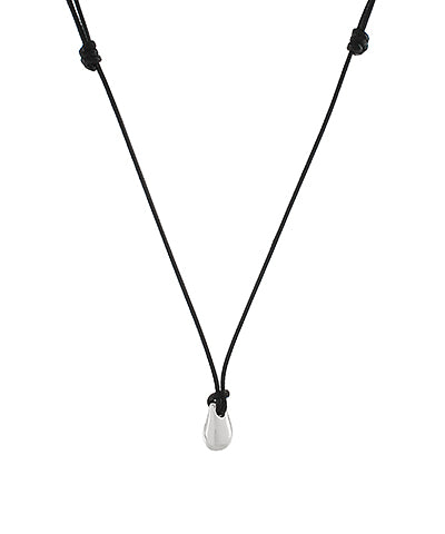 Cord Teardrop Necklace