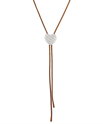 Heart Bolo Necklace