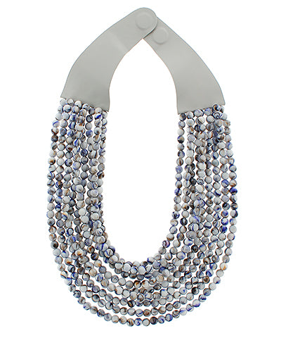 Multi Layered Necklace | Blue