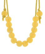 Yellow Ball Necklace