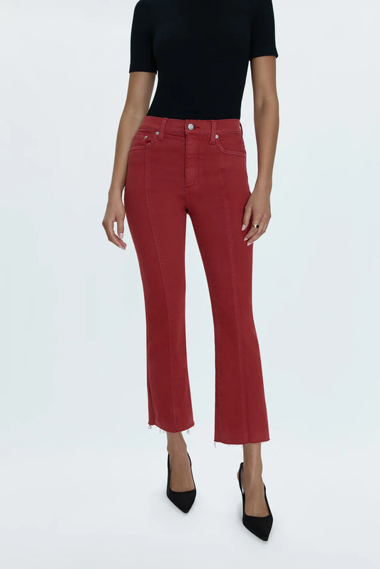 Lennon Crop Jean | Rouge