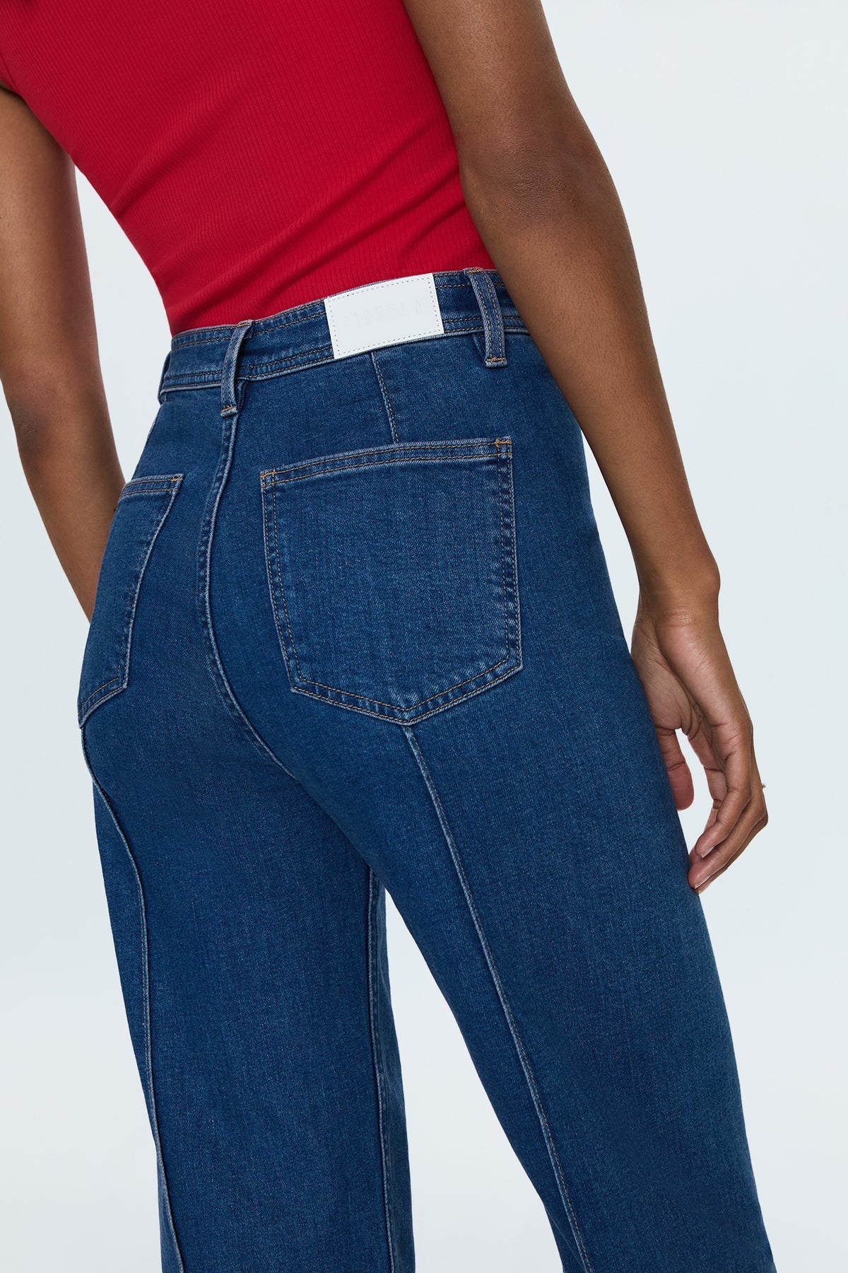 Penny Ankle Pintuck Jean | Country Club