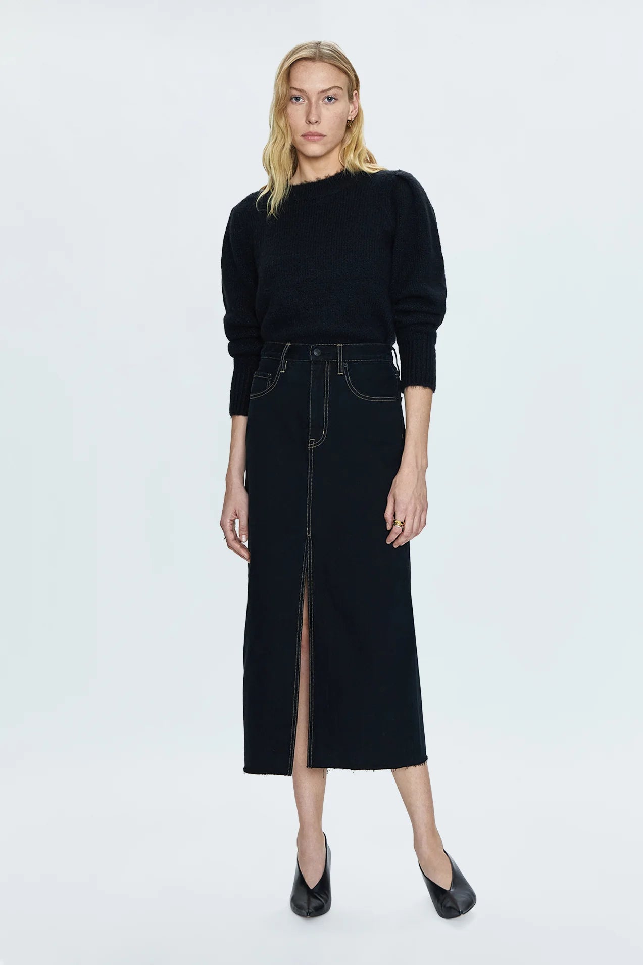 Alice Midi Skirt | Noir