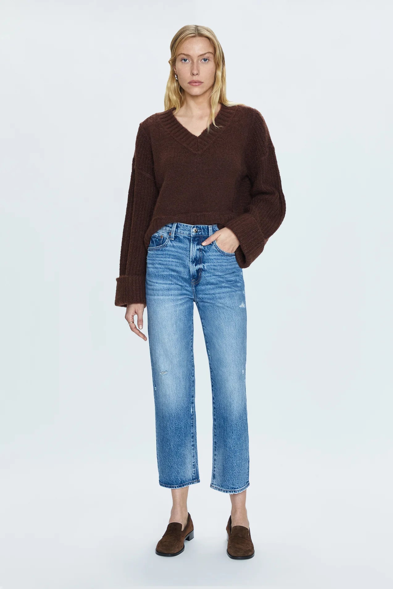 Joy Cropped Boxy Sweater