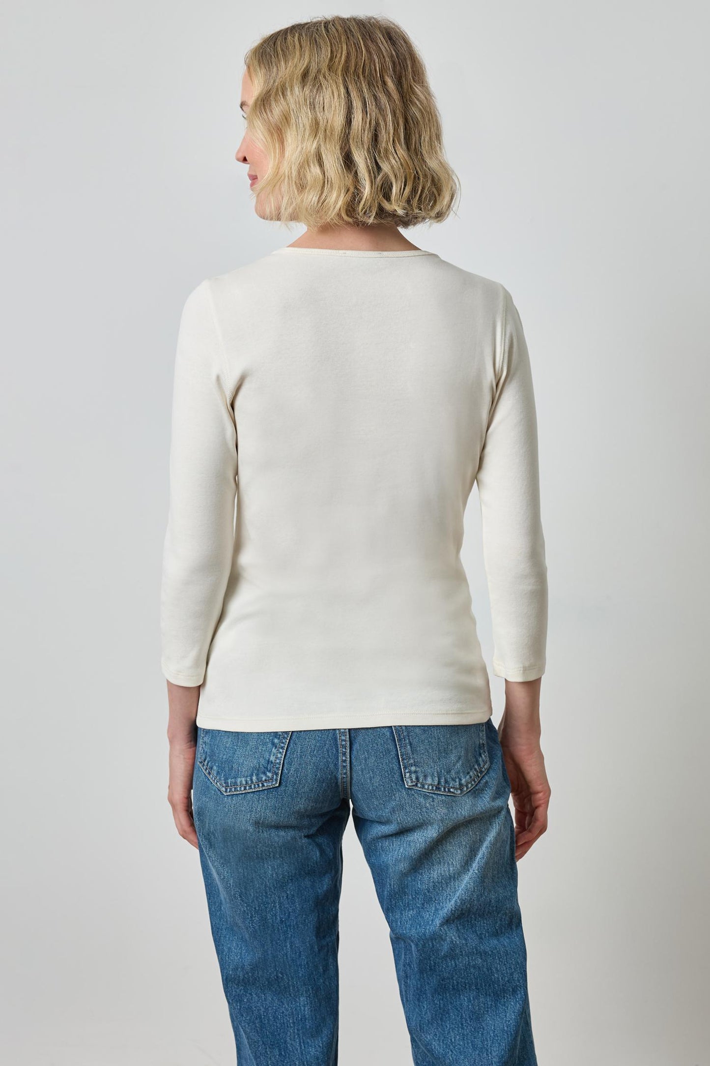 V Neck 3/4 Sleeve | Rope
