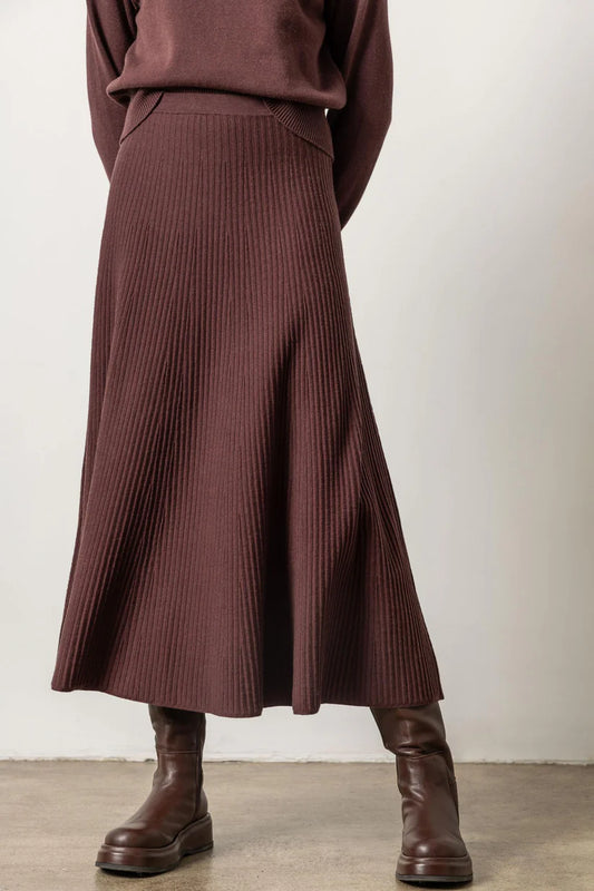 Flared Sweater Skirt | Port