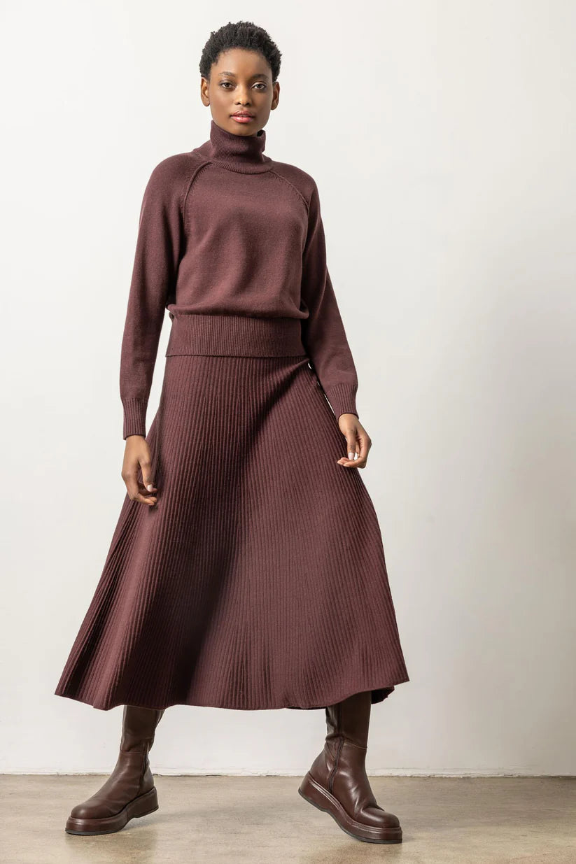 Flared Sweater Skirt | Port