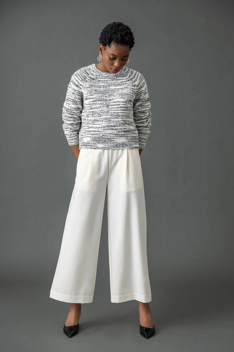 Wide Leg Pant | Winter White