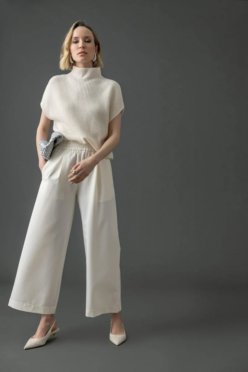 Wide Leg Pant | Winter White