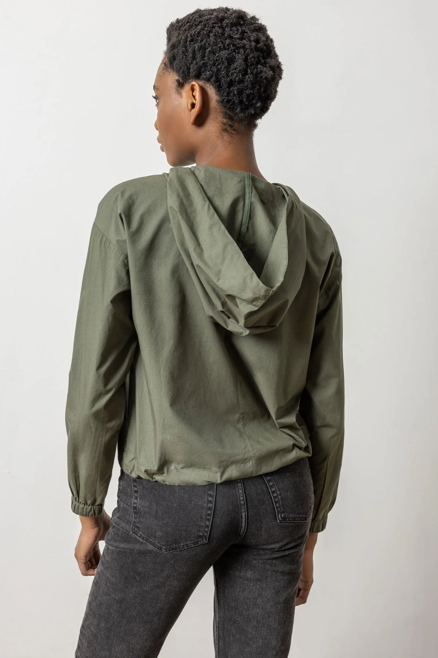 Poplin Hoodie | Kale