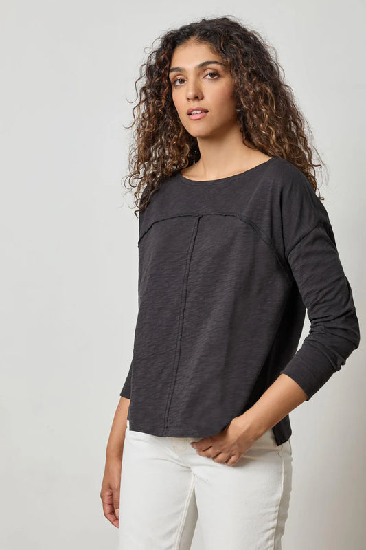 Drop Shoulder Boatneck