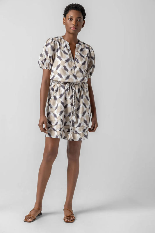 Ikat Print Dress
