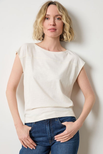 Wedge Tee | Talc