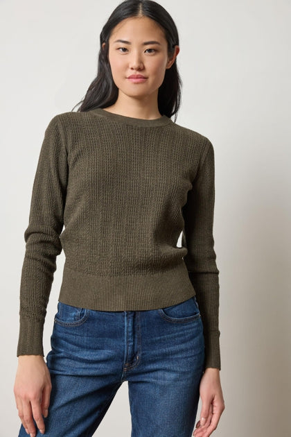 Multi Stitch Pullover | Fir