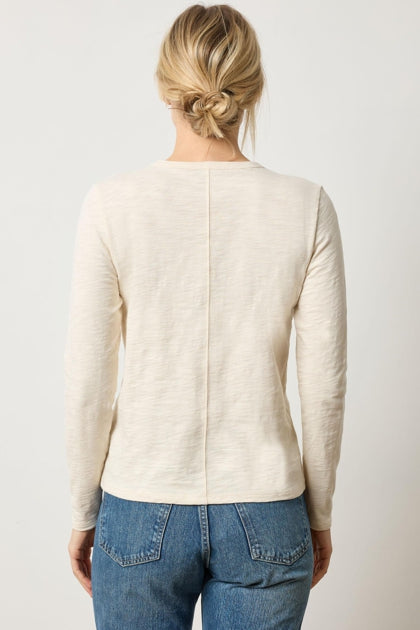 Long Sleeve Crewneck | Stone
