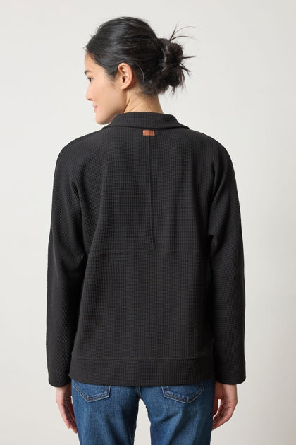 Dolman Half Zip | Blk