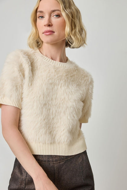 Brushed Crewneck | Ivory