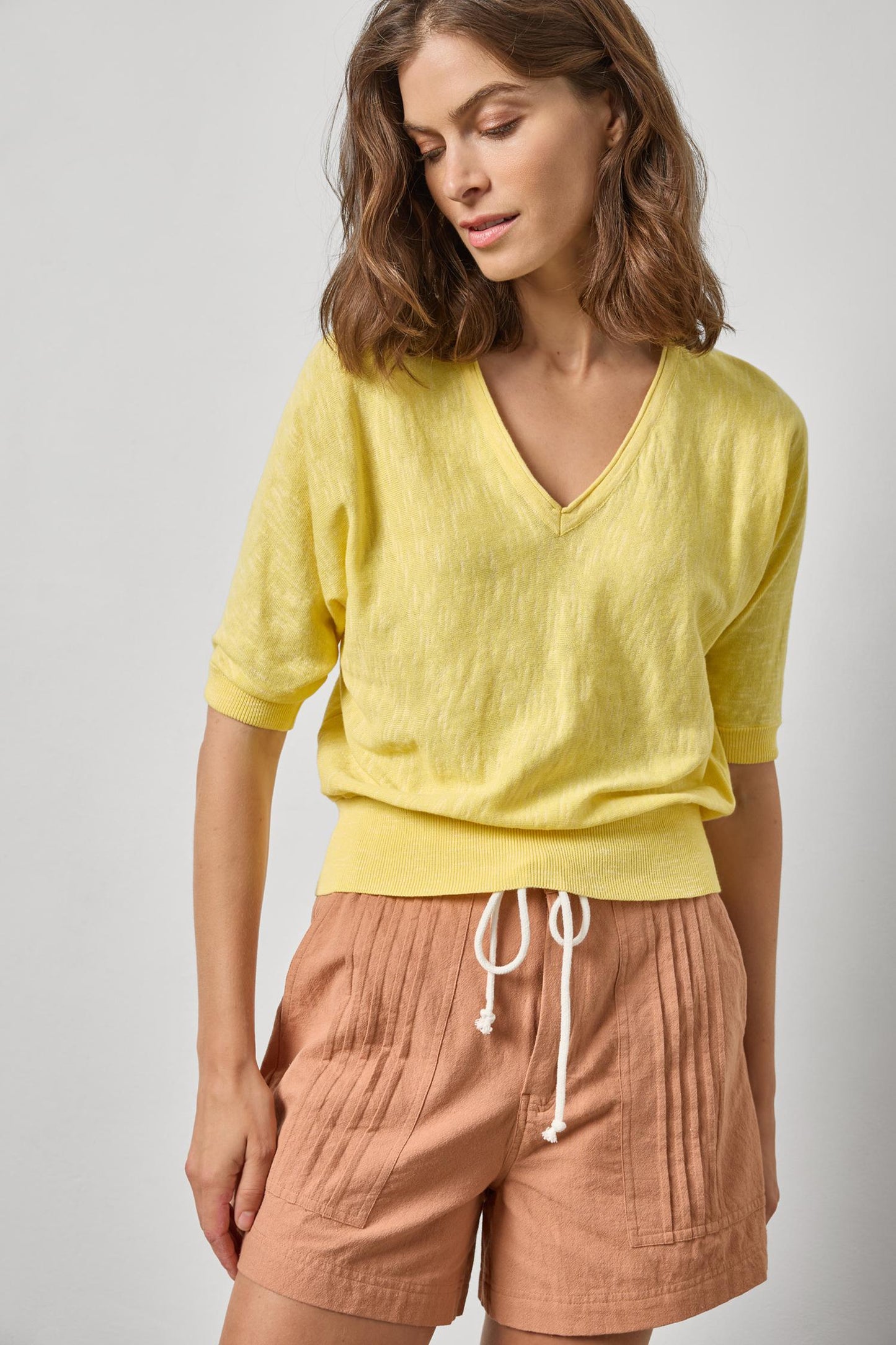 Dolman V-Neck Sweater