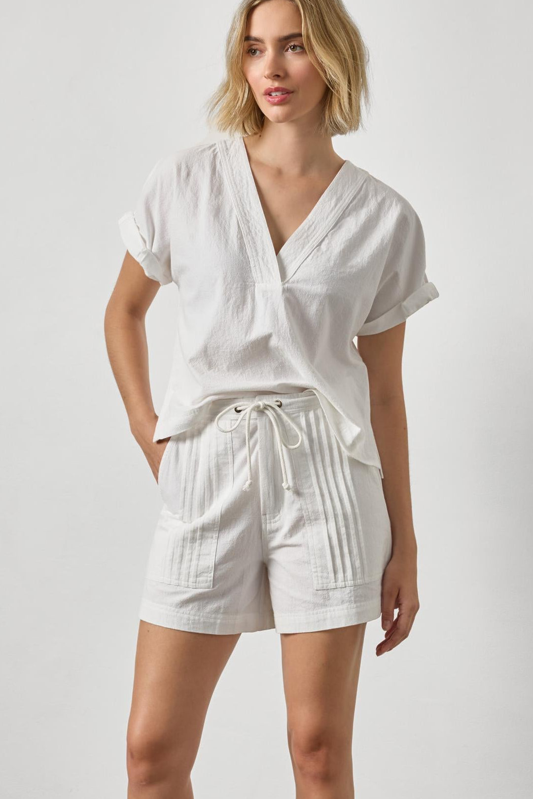 Boxy Popover Blouse