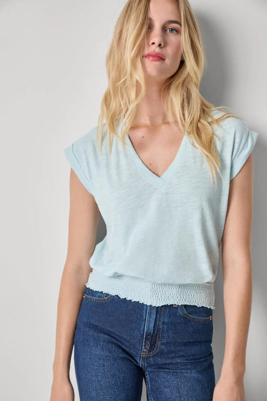 Smocked Hem Top | Seabreeze