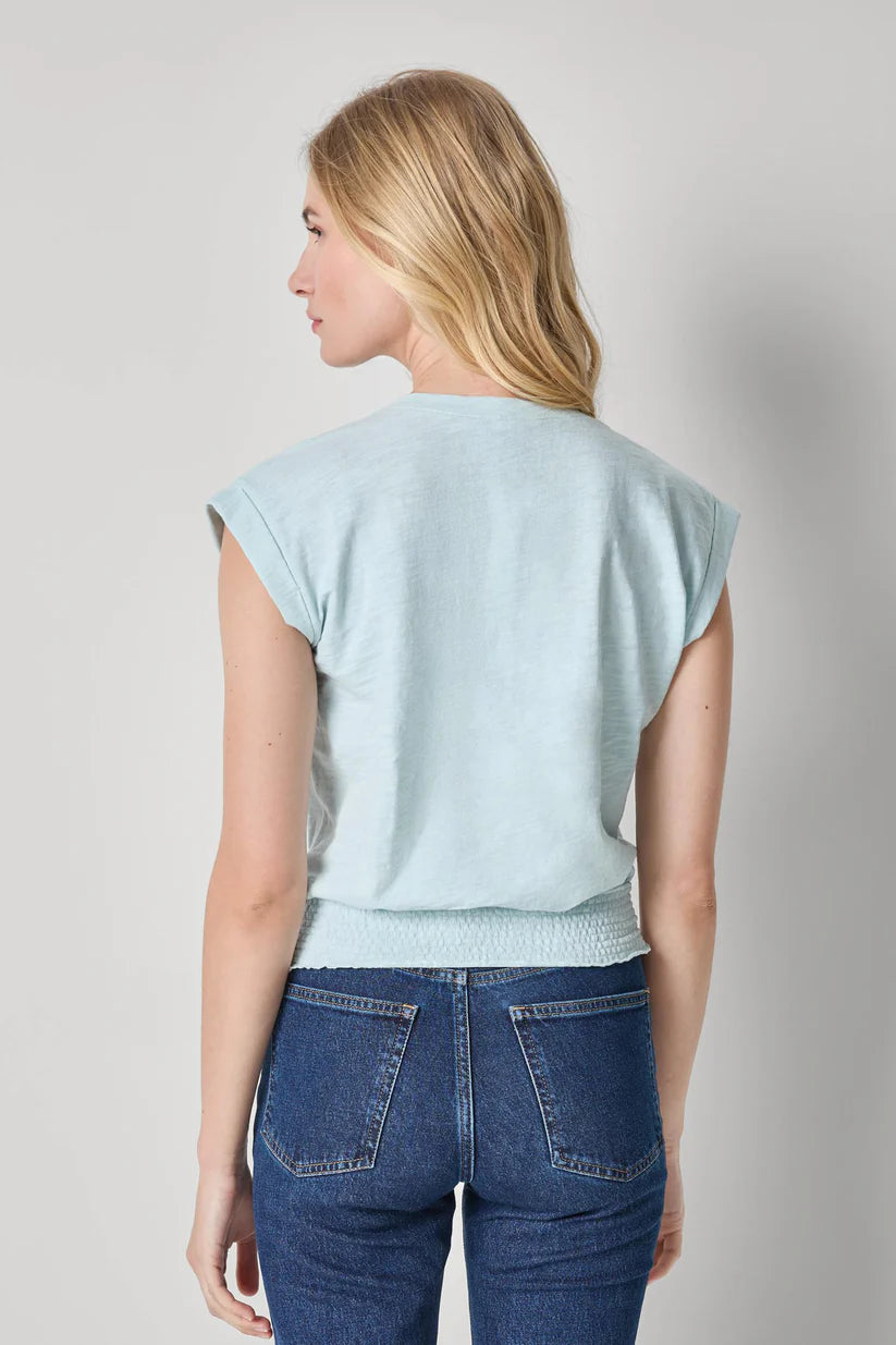 Smocked Hem Top | Seabreeze