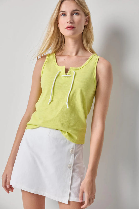 Lace Up Tank | Limeade