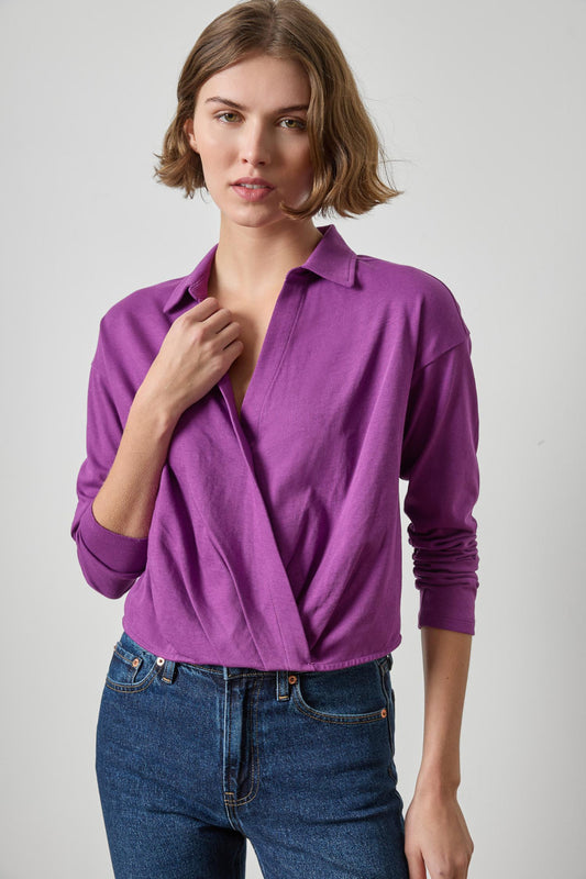 Faux Wrap Top