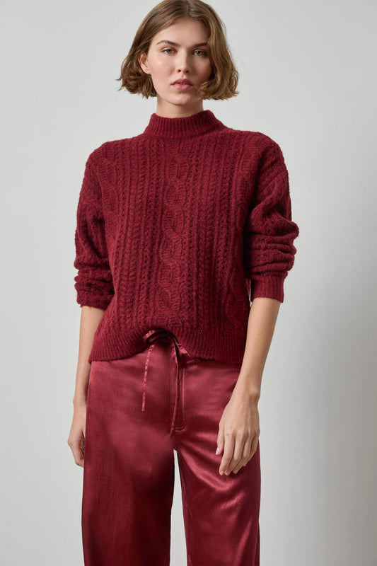 Relaced Cable Sweater