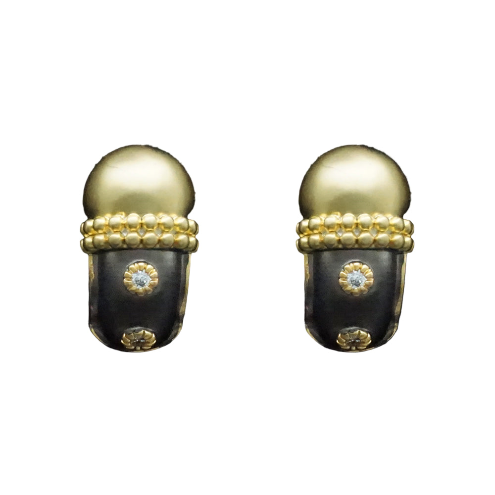 Gold Dome Huggie