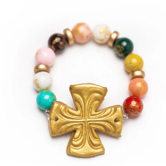 Friendship Cross Bracelet | Multi