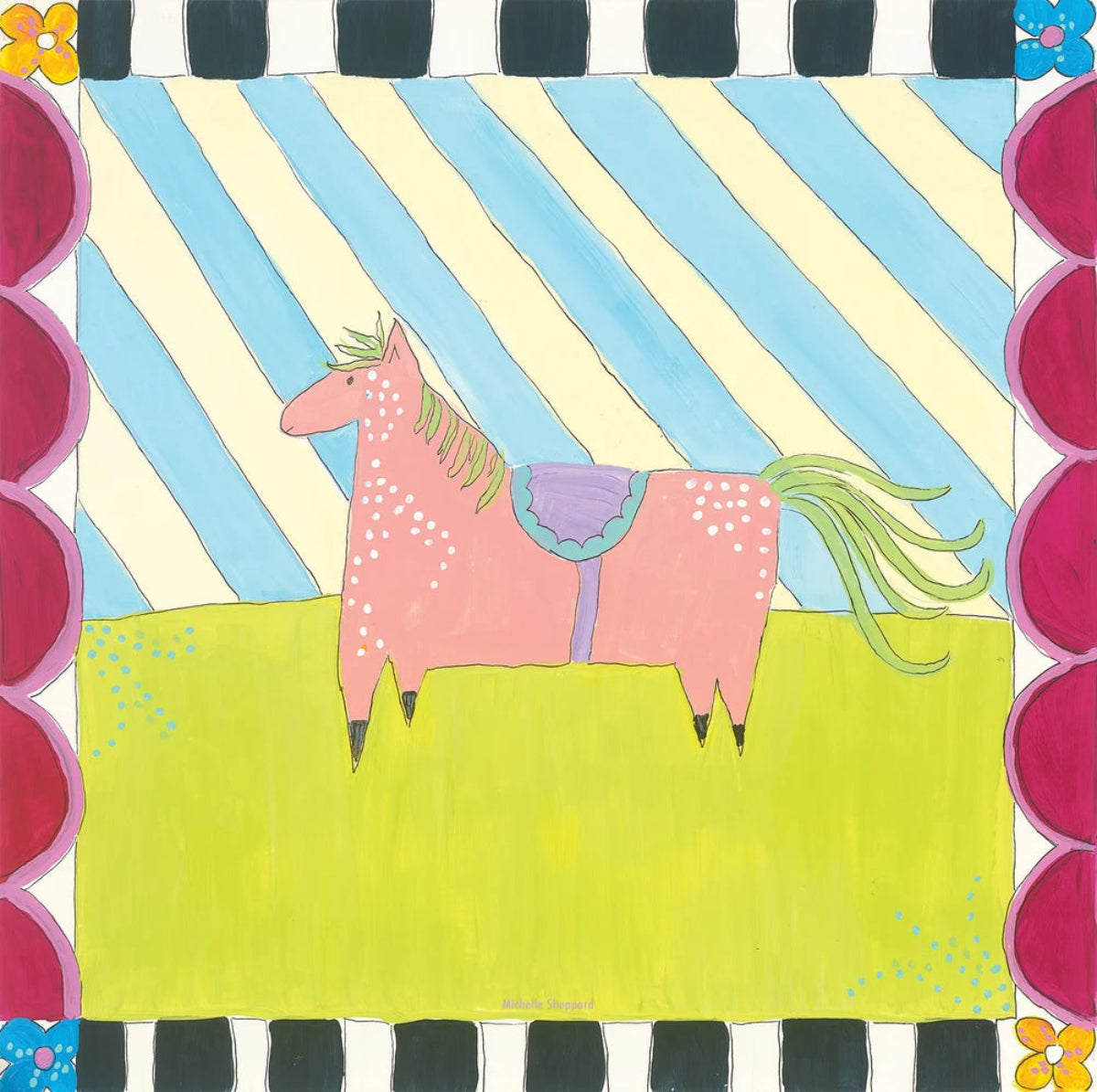Pink Pony Scarf