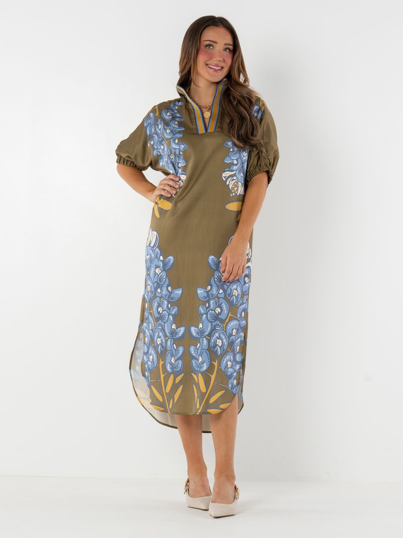 Poppy Caftan | Bluebonnet