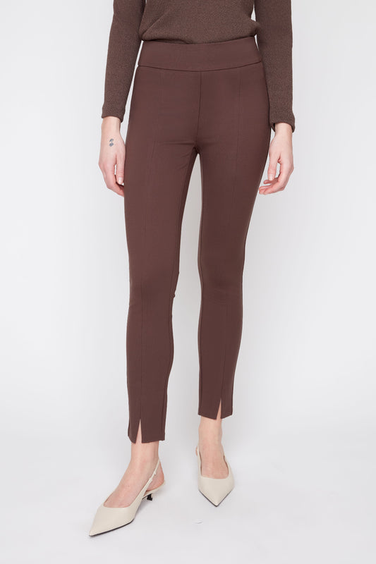 Chocolate Split Ankle Pant