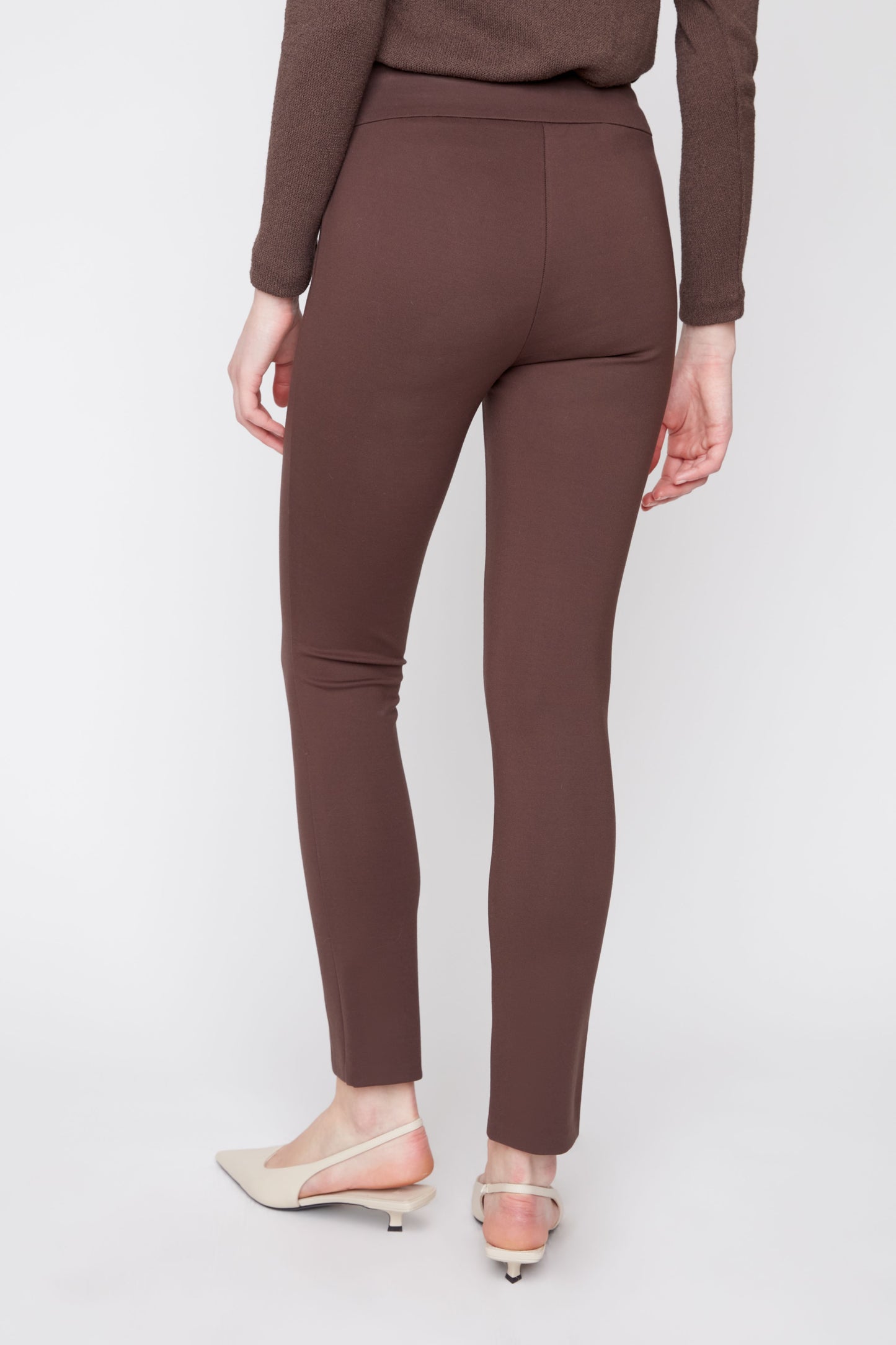 Chocolate Split Ankle Pant