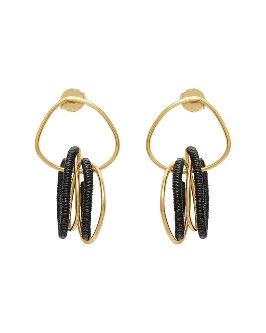 Malik Baby Earring | Blk/Gold