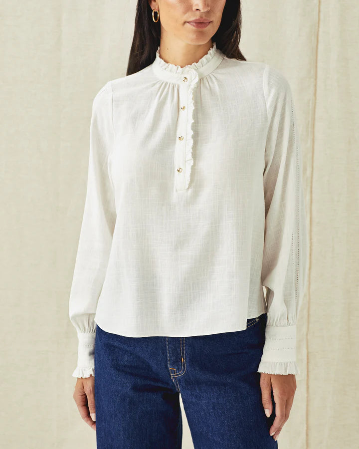 Mara Blouse | White