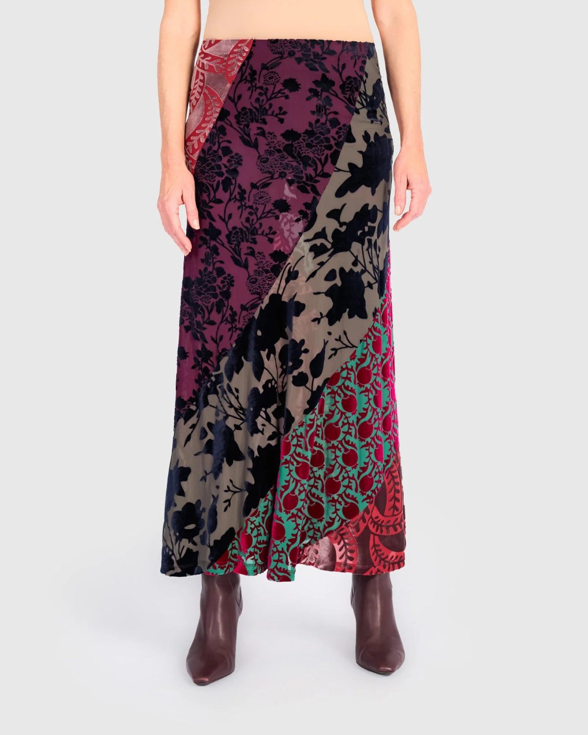 Cut Velvet Skirt